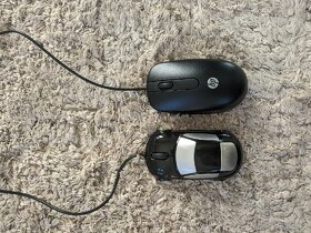 HP drátová myš a myš ve tvaru auta - 2