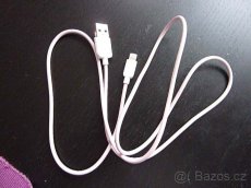 IPhone nabíjecí datový kabel růžový USAMS - 2