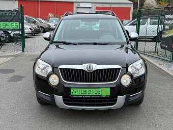 ► ŠKODA YETI 1,4 TSI - 90 KW PARK. SENZORY, TOP STAV◄ - 2