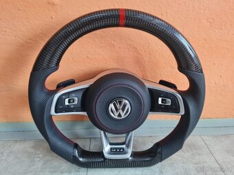 VOLANT VOLKSWAGEN R RLINE GTD GTI - KUZE / KARBON - 2