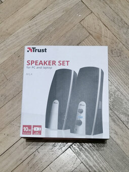 TRUST Mila 2.0 stereo PC reproduktory 10W USB napájení, NOVÉ - 2