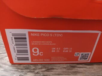 Dětské tenisky Nike, vel. 25, délka stélky 16 cm - 2