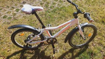 Dětské kolo 20" Al Nipper, Revo-6, bílý s reflexní růžovou - 2