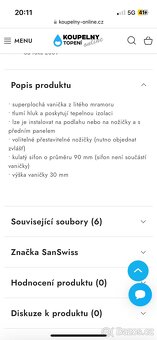 SanSwiss Sprchová vanička čtvercová 100×100 cm - bílá - 2