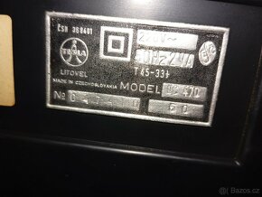 Gramofon TESLA,zesilovač ,bedny - 2