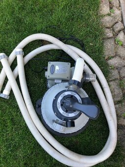Písková filtrace, skimmer, vysavač, plachta - 2