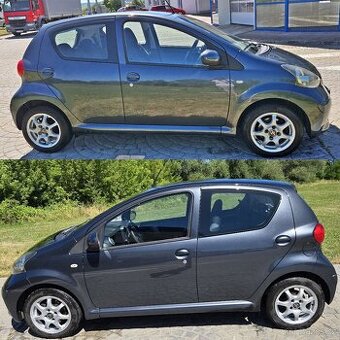 PĚKNÁ , BENZINOVÁ TOYOTA  AYGO  COOL 5DV. ALU ,KLIMATIZACE - 2