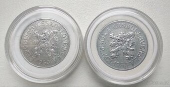 10 haléře 1953 RR obě varianty - 2