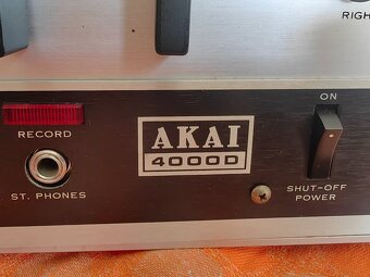 Vintage audio AKAI 4000D, reel to reel - 2