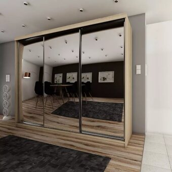 Zrcadlová Skříň Top 21 250 Dub Sonoma - 2