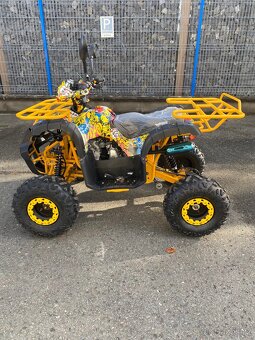 Dětská čtyřkolka Toronto 125cc - žluté grafity - 2