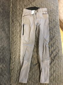 Dámské jezdecké rajtky 580 LIGHT šedé FOUGANZA vel. XS - 2