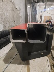 Plastové kabelové žlaby zemní s vikem - 2