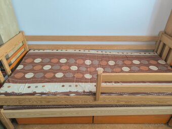 Praktická dětská dvoupostel 6-14 let 80x180cm - 2