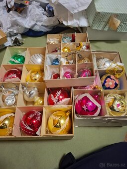 Staré retro originál vánoční ozdoby - 2