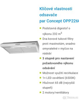 Digestoř odsavač par CONCEPT 2260 - 2
