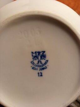 Starožitný porcelánový džbán - 2