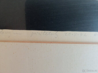 Obraz Jan Halla z r. 1972 - 2