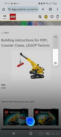 Lego technic jeřáb - 2