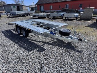 Přívěsný vozík, autopřepravník 410x195cm,2700kg, VDI2700 - 2