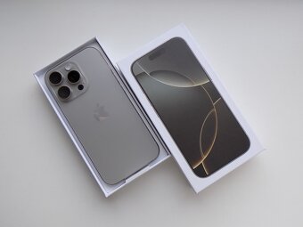 APPLE iPhone 16 Pro 256GB Přírodní Titan - ZÁRUKA - NEPOUŽIT - 2