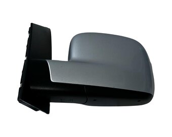 Levé zpětné zrcátko stříbrná metalíza LA7W VW Caddy 2k 2008 - 2