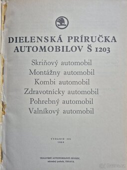 Příručka dílenská Š 1203 - 2