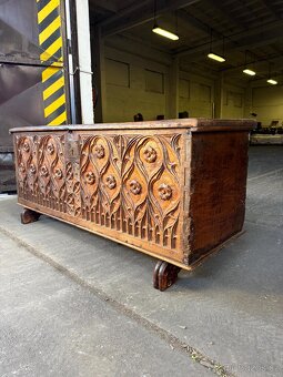 Starožitná secesní truhla (132025) - 2