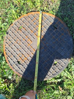 Litinový kryt jímky - 2