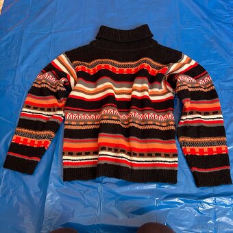 Pletený svetr s rolákem asi M - 2