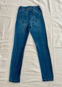 Dívčí skinny jeans, džíny 9-10 let - 2
