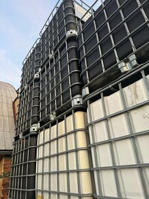 BAG, kostka, nádrž, na vodu, IBC 1000L - 2