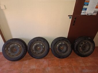 zimní pneu + plech barum polaris 3 195/65 R15 - 2