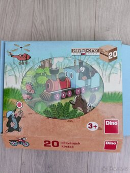 Krteček - kostky + pěnové puzzle - 2