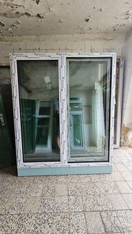 DVEŘE BALKONOVÉ PVC - 1770x2000 mm - NOVÉ - 3KS - 2