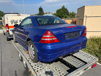 MERCEDES BENZ SLK 230 nebouraný veškeré náhradní díly - 2