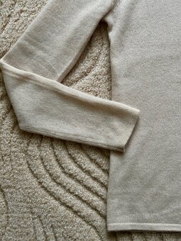 krémový kašmírový rolák Just Cashmere, vel S - 2