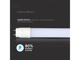 LED Trubice T8, 18W, 1700lm, 120cm, G13, Nano Plast - 2