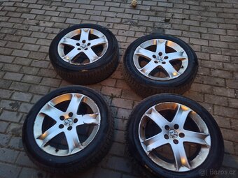 Prodám pneumatiky a disky 215/55 R17 - 2
