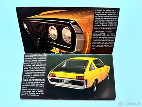 Renault 15 a 17 francouzský rozkládací prospekt - 2