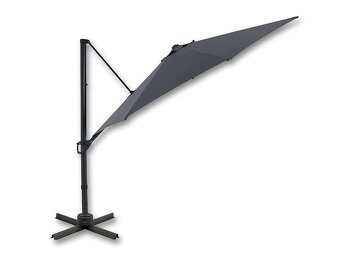 SLUNEČNÍK BORNEO Ø 350cm ŠEDÝ - 2