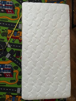 2x dětské matrace 120x60. 1ks výška 7cm a 2ks výška 11cm - 2