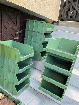 Plastový ukládací box A-400 šedý, 497x315x190 mm - 2