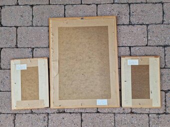 Triptych Beskydy, olej, autor Josef Žoch, 1990 - 2