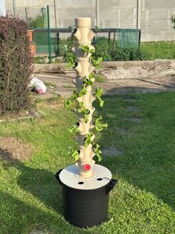 Vertikální hydroponie, 30 květináčů, 154 cm - 2