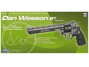 Airsoftový revolver DAN WESSON 8” - CO2 - 2