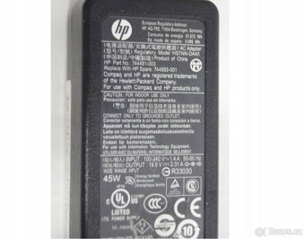 Nabíječka adaptér HP HSTNN-DA40 45W 2,31A Velký výprodej ✅ - 2