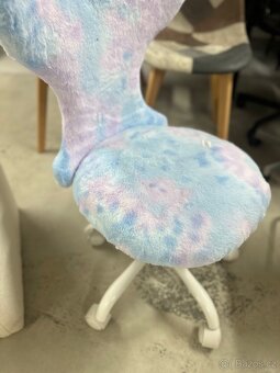 Dětská otočná židle – pastelová - 2