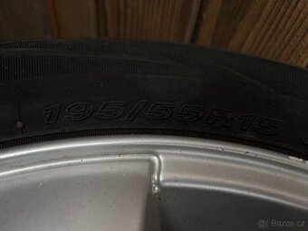 Alu kola r15 Volvo 4x114,3 + letní pneu - 2