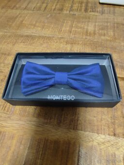 Motýlek pánský tmavomodrý - 2